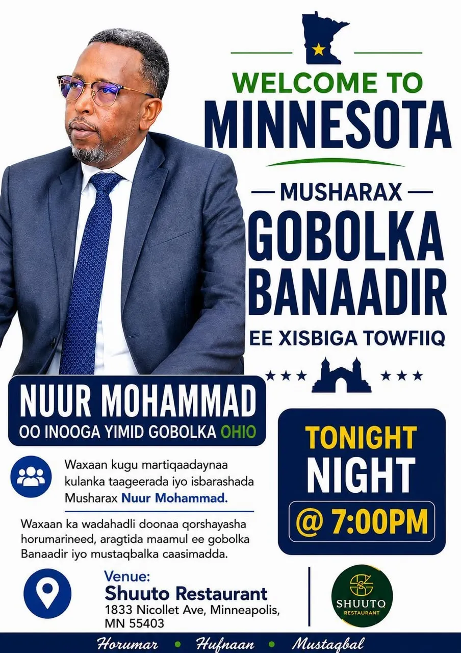 Welcome to Minnesota - Musharax Gobolka Banaadir